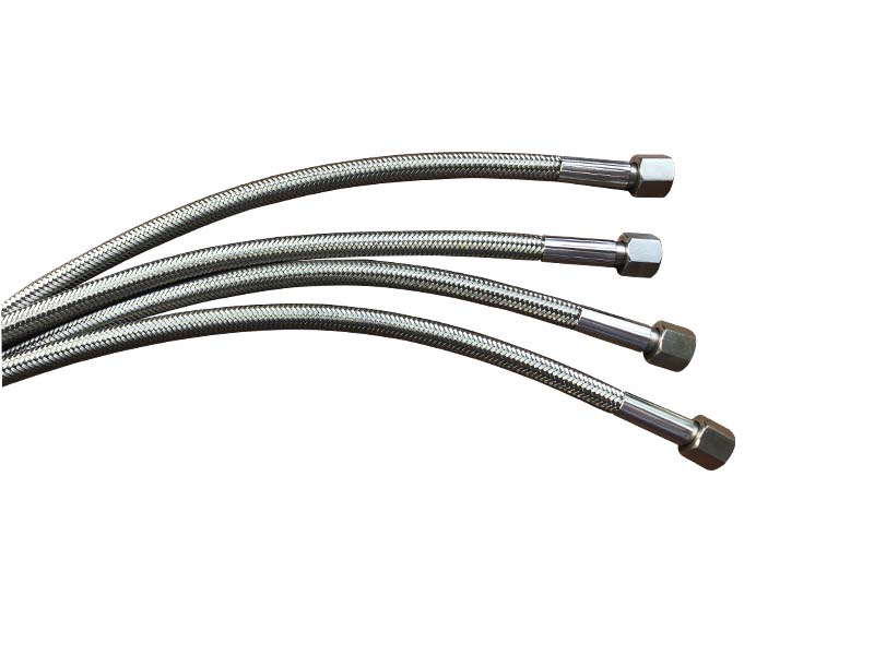 PTFE薄壁直管波纹管钢丝编织高压管