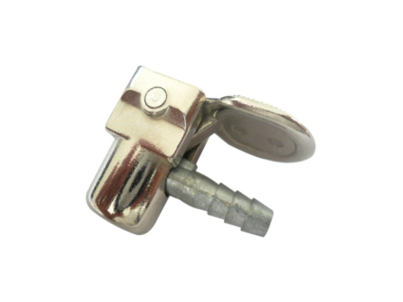 Metal press-on tire chuck