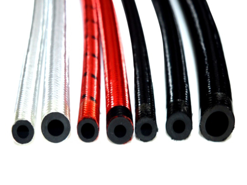 Outer woven rubber hose